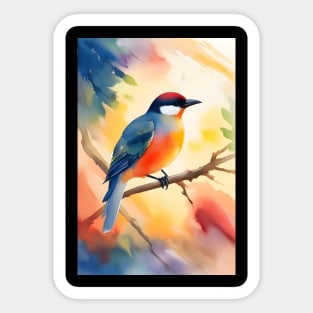 Beautiful Sunlit Bird Sticker